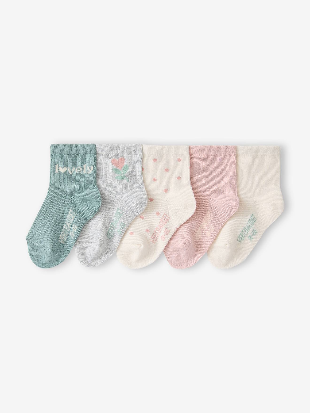 5er-Pack Baby Socken