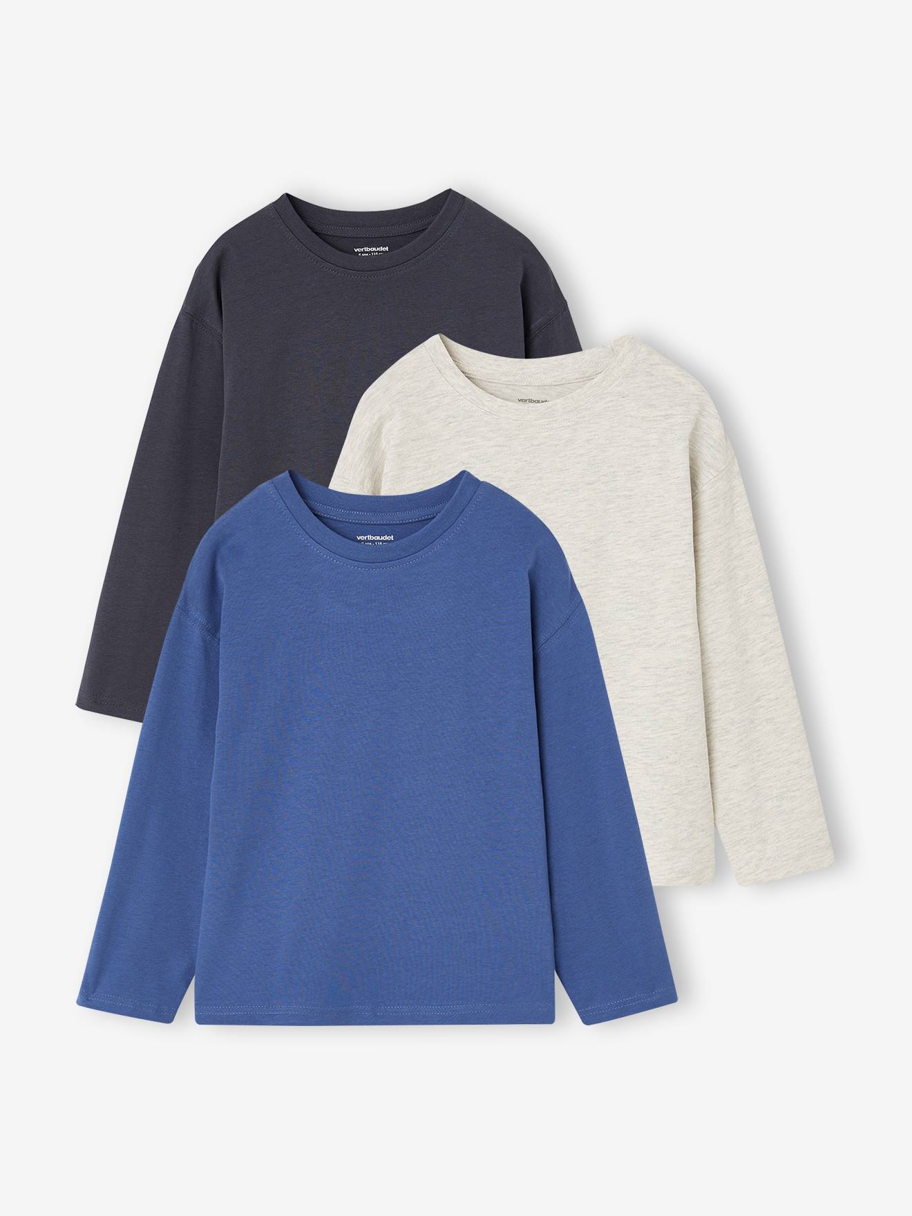 3er-Pack Shirts Jungen BASIC