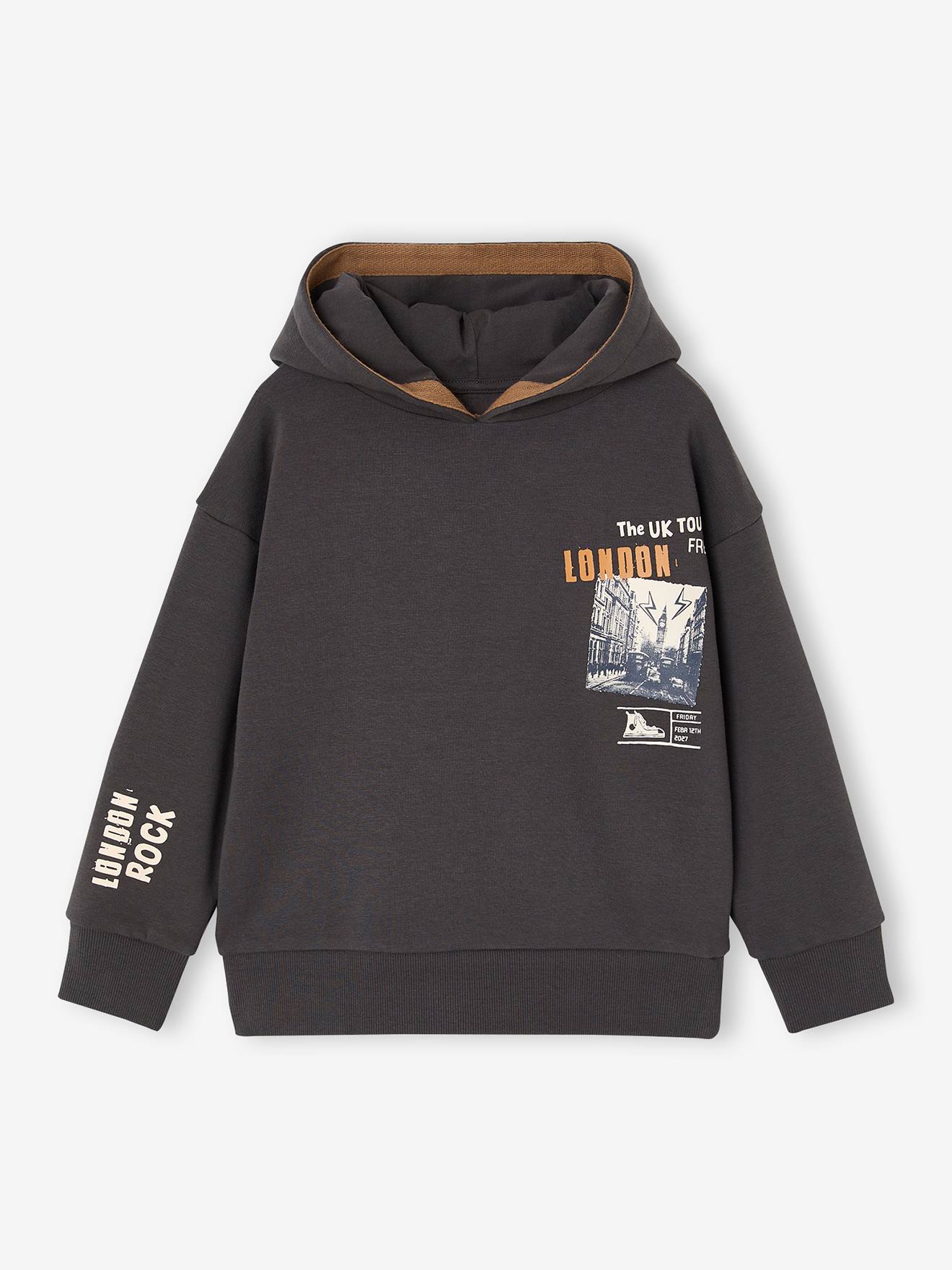 Kapuzensweatshirt London-Motive Jungen