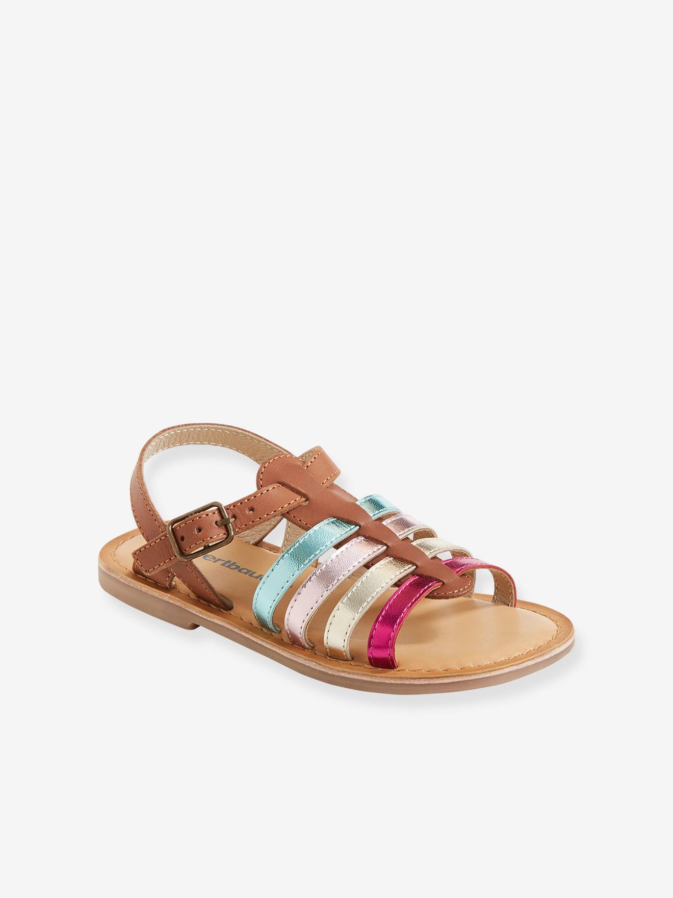 Mädchen Riemchen-Sandalen aus Leder