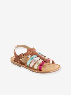 Kinderschuhe-Mädchen Riemchen-Sandalen aus Leder