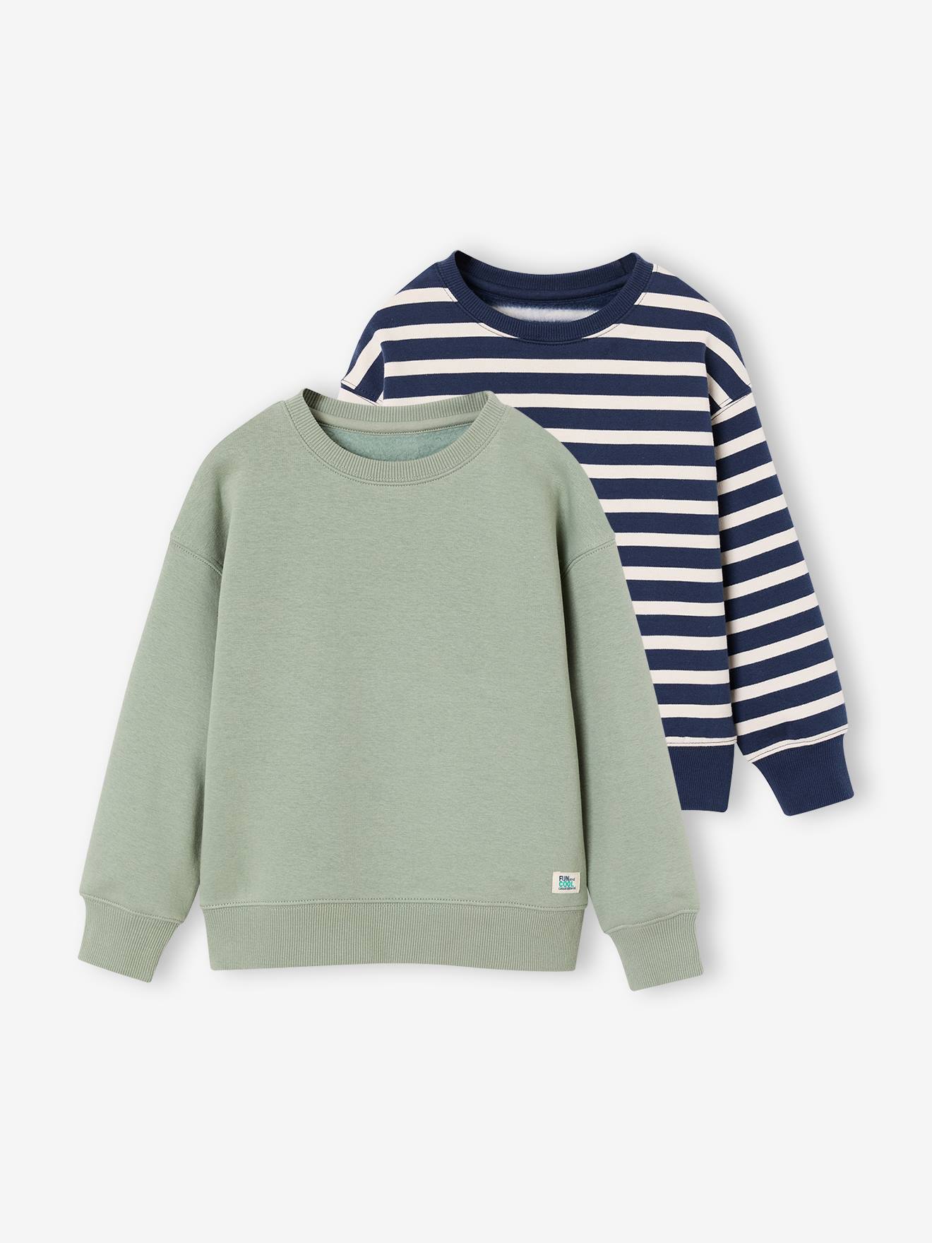 2er-Pack Sweatshirts Jungen BASIC