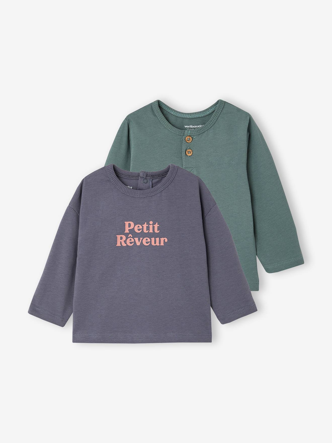 2er-Pack Shirts Baby personalisierbar