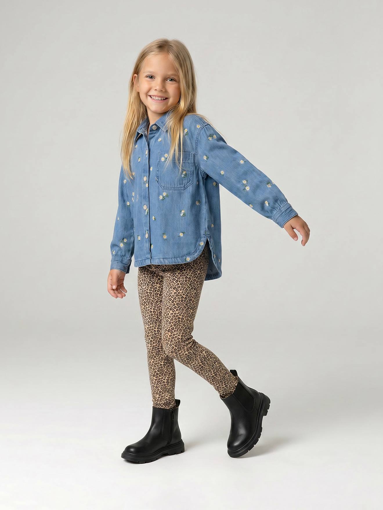 3er-Pack Leggings Mädchen
