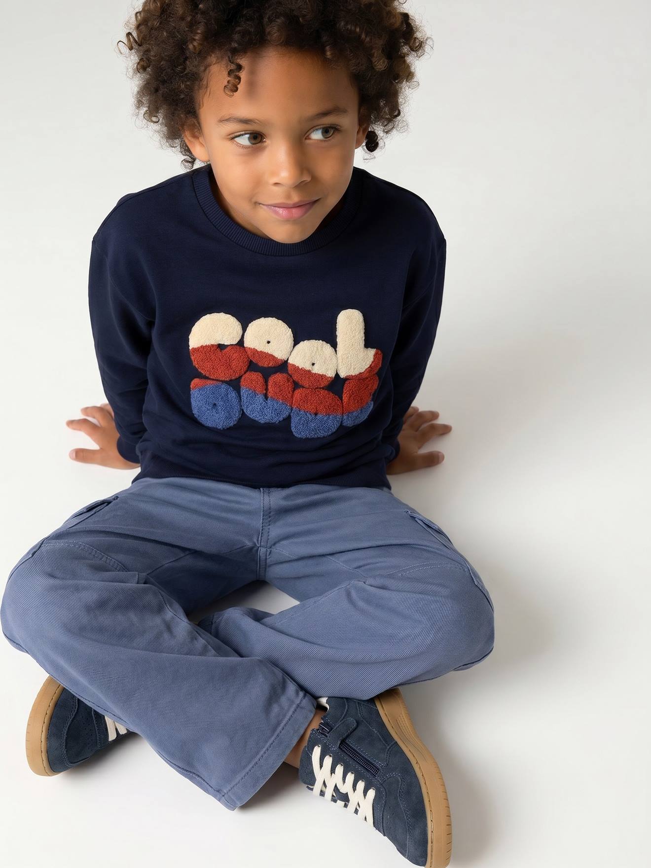 Shirt mit Bouclé-Print Jungen