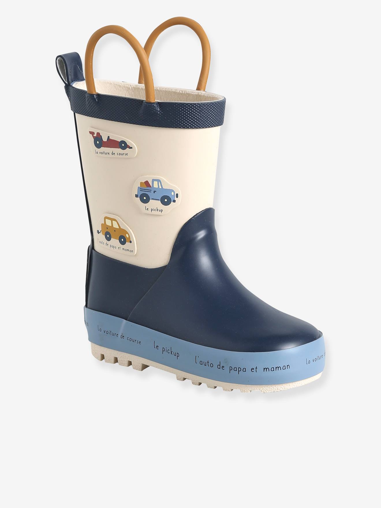Baby Gummistiefel mit Anziehtrick und Henkel zum Anziehen