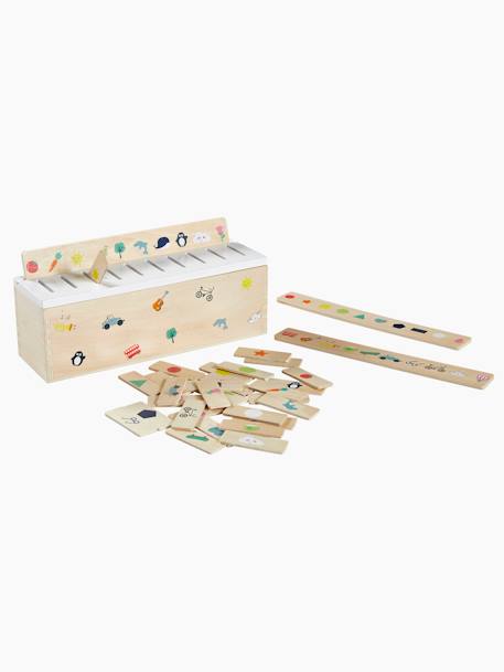 Kinder Sortier-Spiel mit Farben + Formen aus Holz FSC® - mehrfarbig - 1