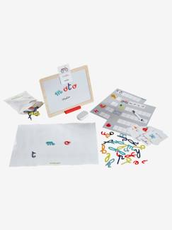 Spielzeug-Pädagogische Spiele-Lern-Set, Buchstaben + Wortkarten auf Französisch