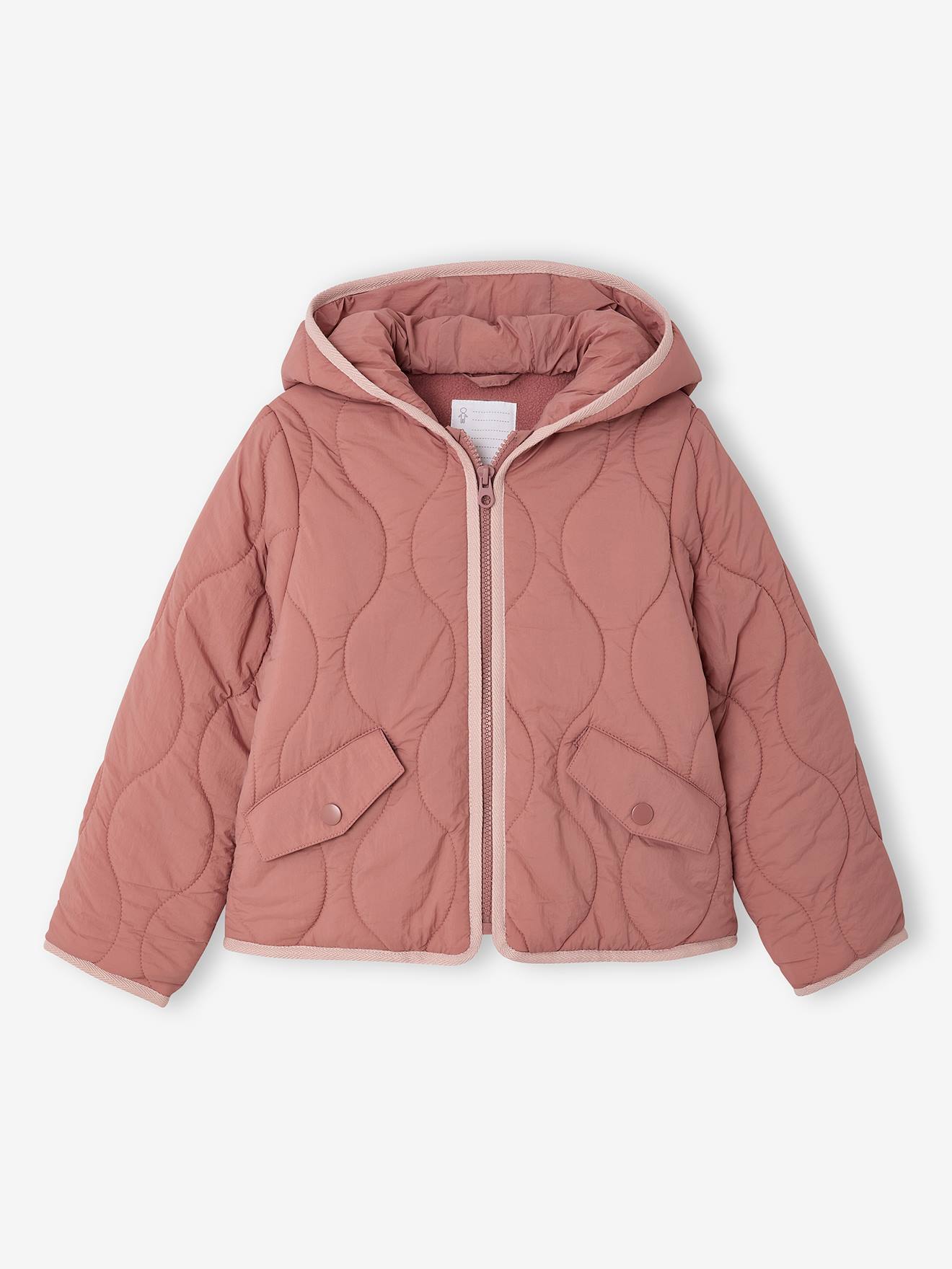 Steppjacke mit Kapuze Mädchen
