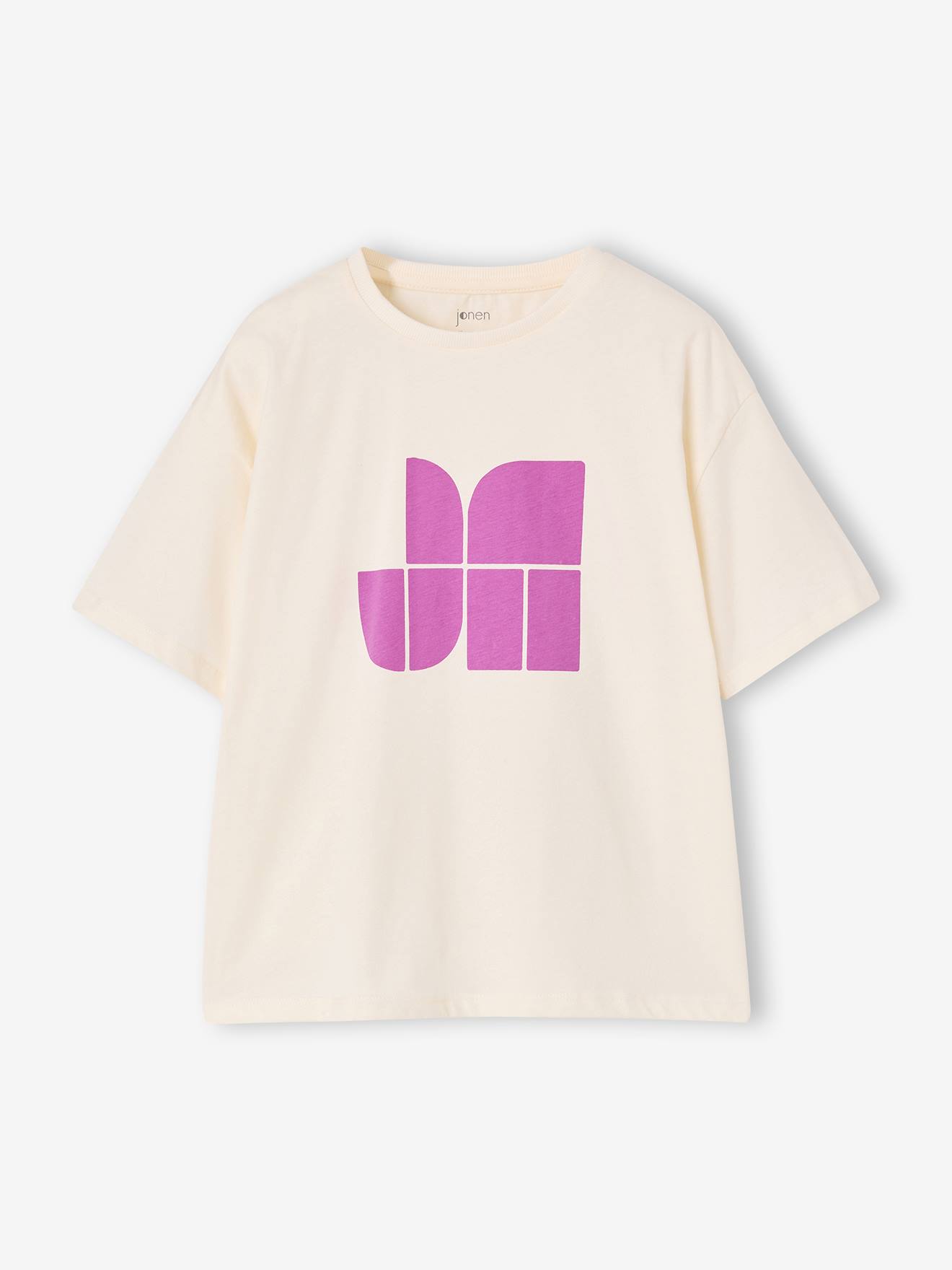 T-Shirt Logo-Motiv Mädchen JONEN