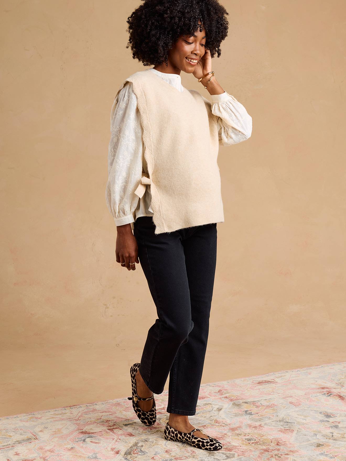 Umstansjeans Mom-Fit ENVIE DE FRAISE