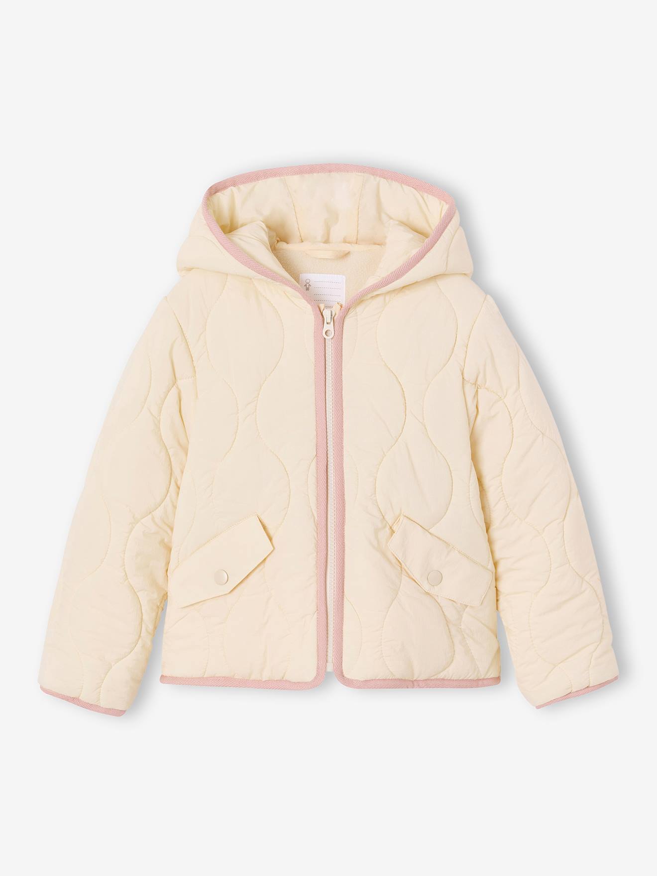 Steppjacke mit Kapuze Mädchen