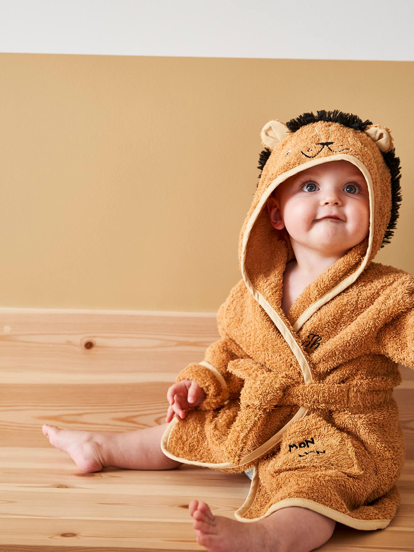 Baby Bademantel LÖWE