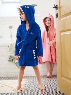 Jungenkleidung-Kinder Bademantel, Hai-Kostüm Oeko Tex®, personalisierbar