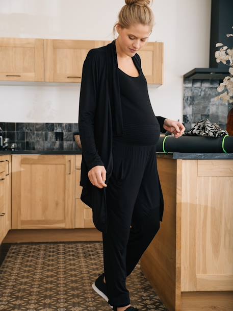 3-teiliges Homewear-Set, Schwangerschaft und Stillzeit - schwarz - 6