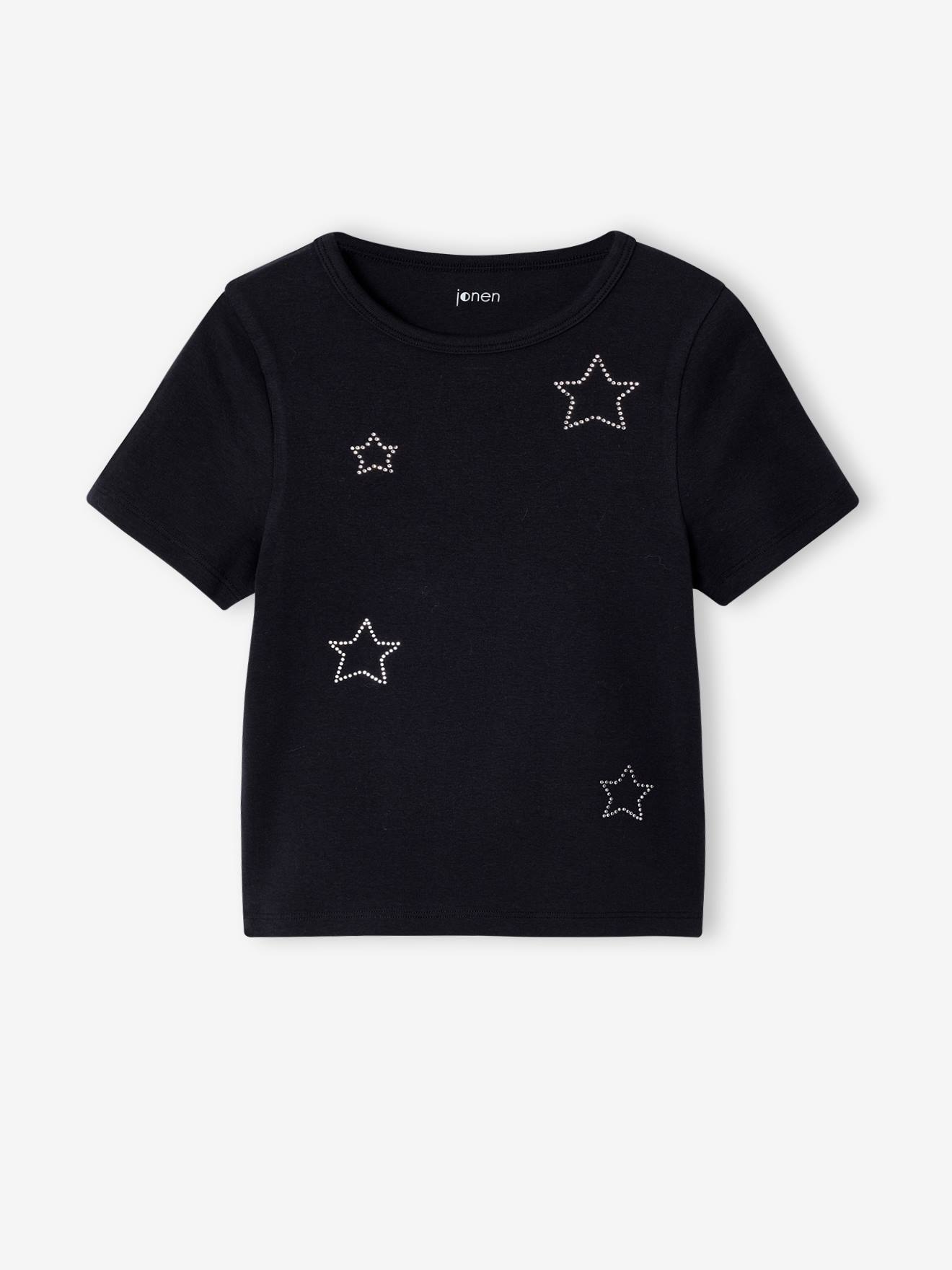 T-Shirt cropped Sterne Mädchen JONEN