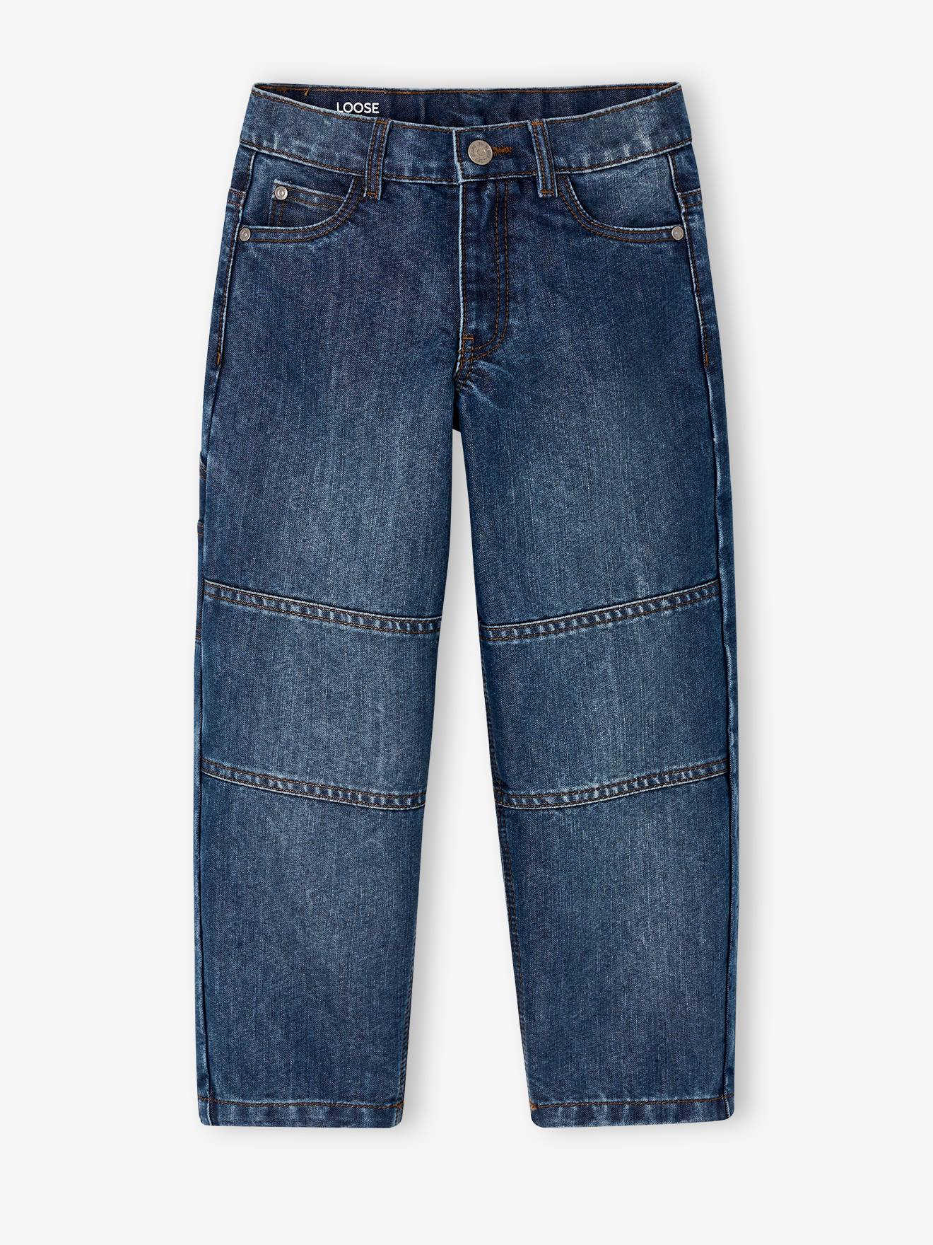 Robuste Cargojeans Jungen Hüftweite REGULAR Bundweite verstellbar