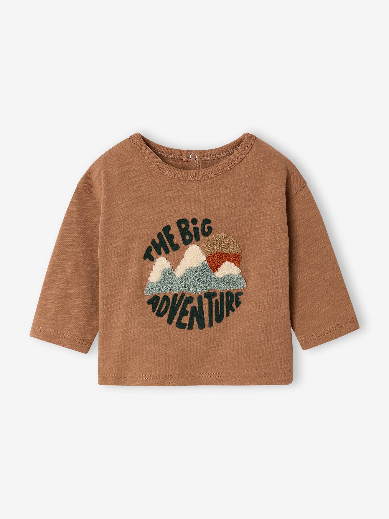 Baby Shirt mit Flockprint