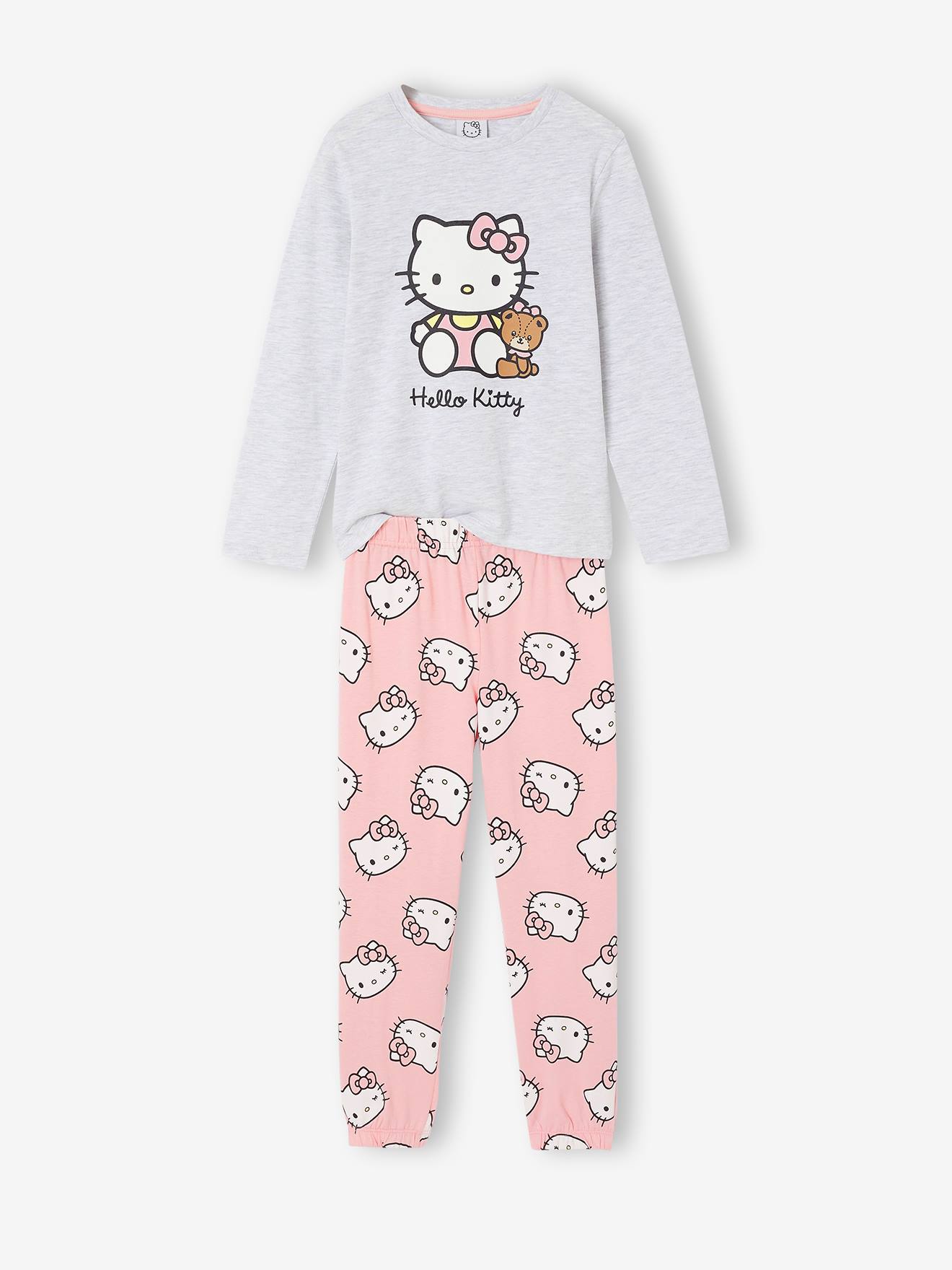 Mädchen Schlafanzug HELLO KITTY pudrig