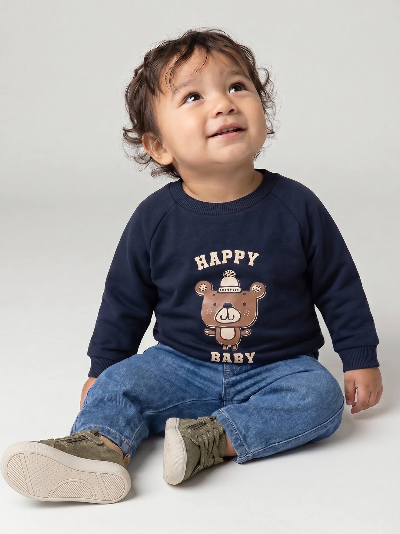 Sweatshirt Baby mit Printmotiv BASIC