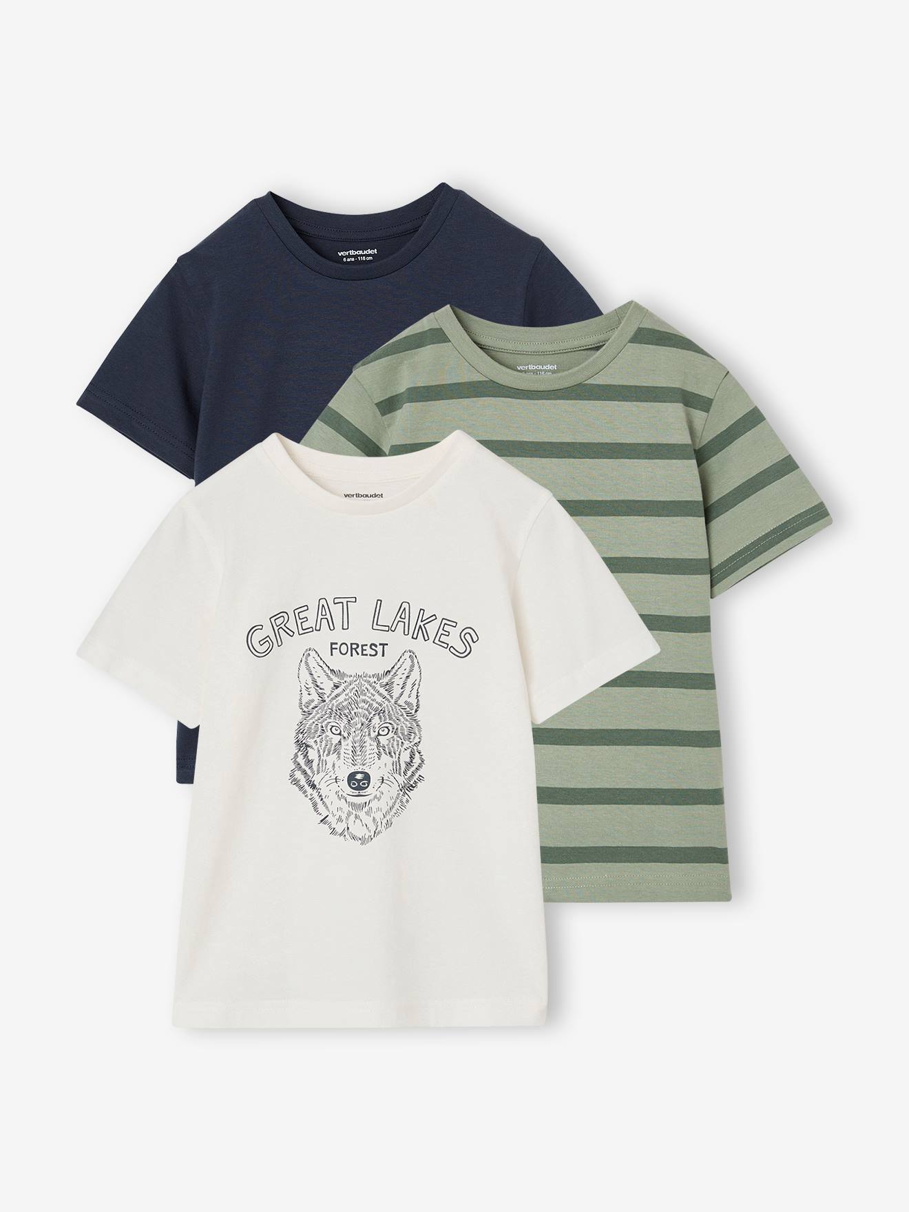 3er-Pack T-Shirts Jungen