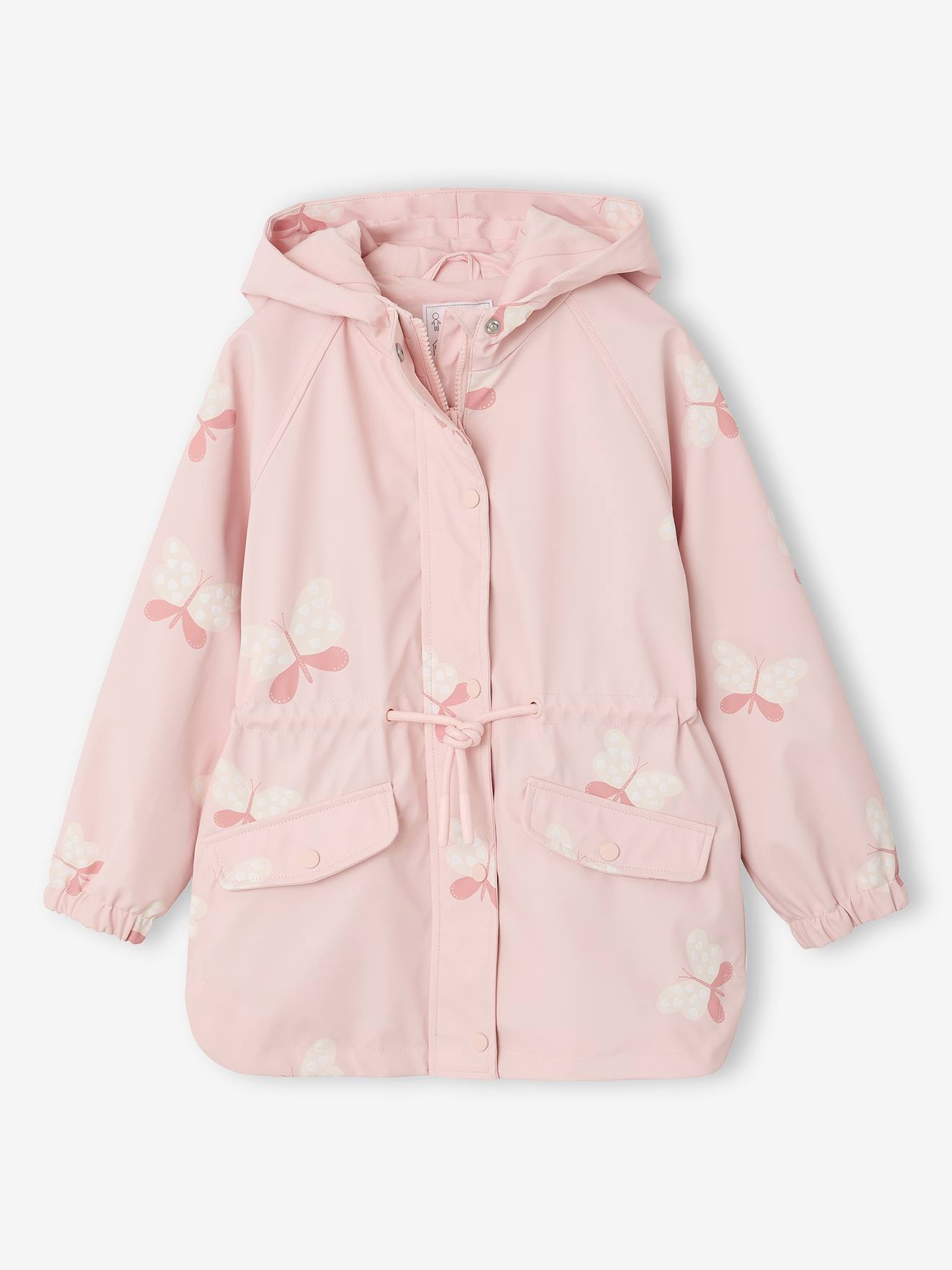 Mädchen Regenjacke mit Zauber-Trick hell