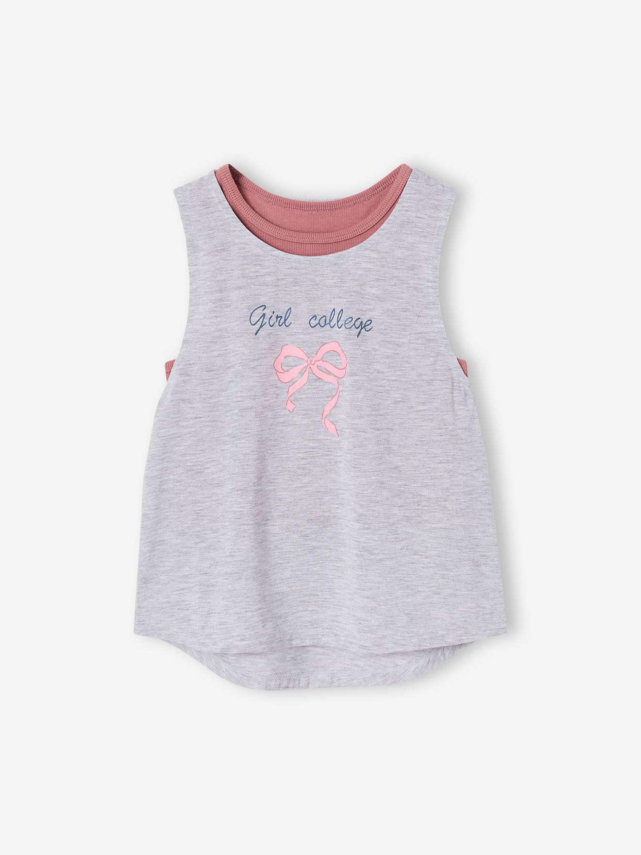 2-in-1-Sport-Top Mädchen