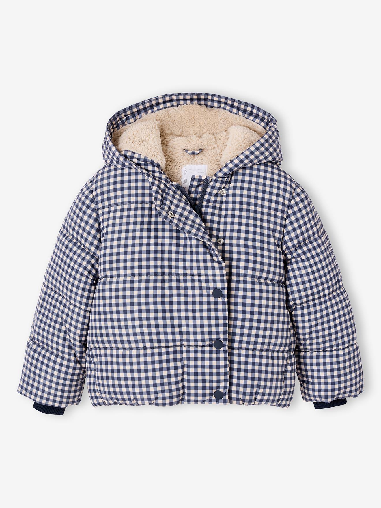Winter-Steppjacke mit Kapuze Mädchen