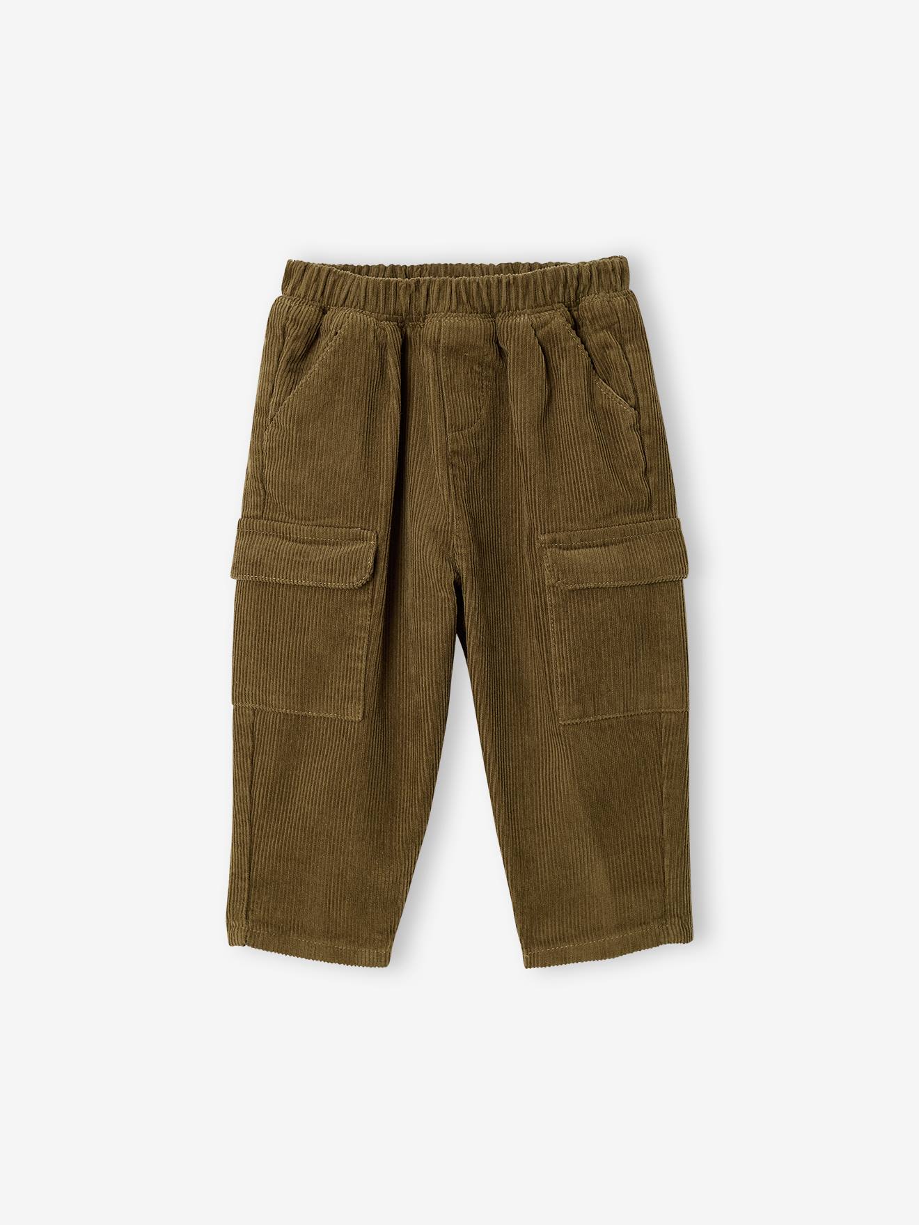 Baby Cargohose aus Cord mit Dehnbund