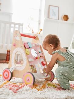 Spielzeug-Baby-Activity-Lauflernwagen mit Bremsen, Holz FSC®