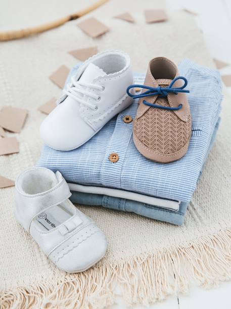 Baby Schuhe für Neugeborene, Unisex - weiß - 6