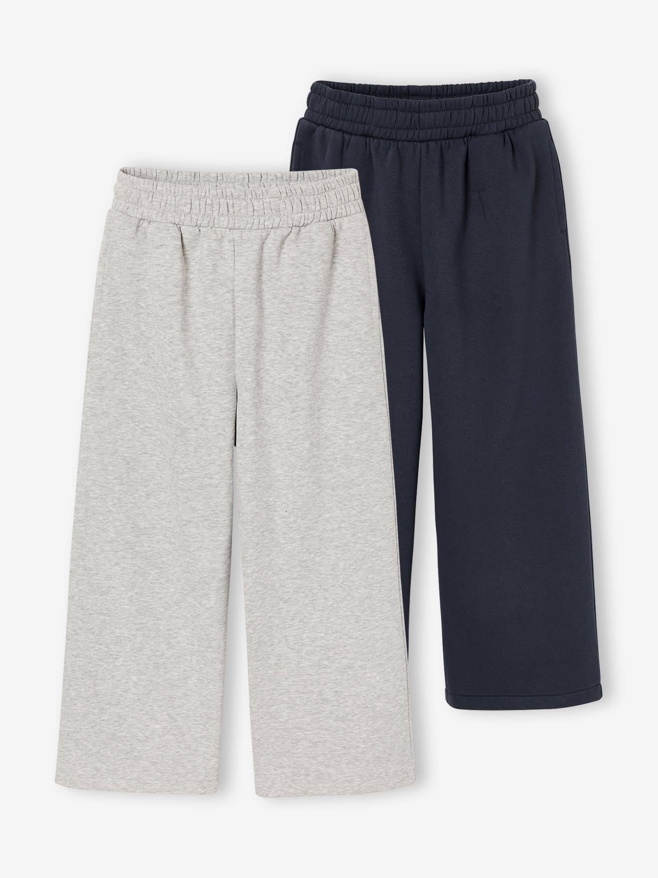 2er-Pack weite Sweathosen Jungen