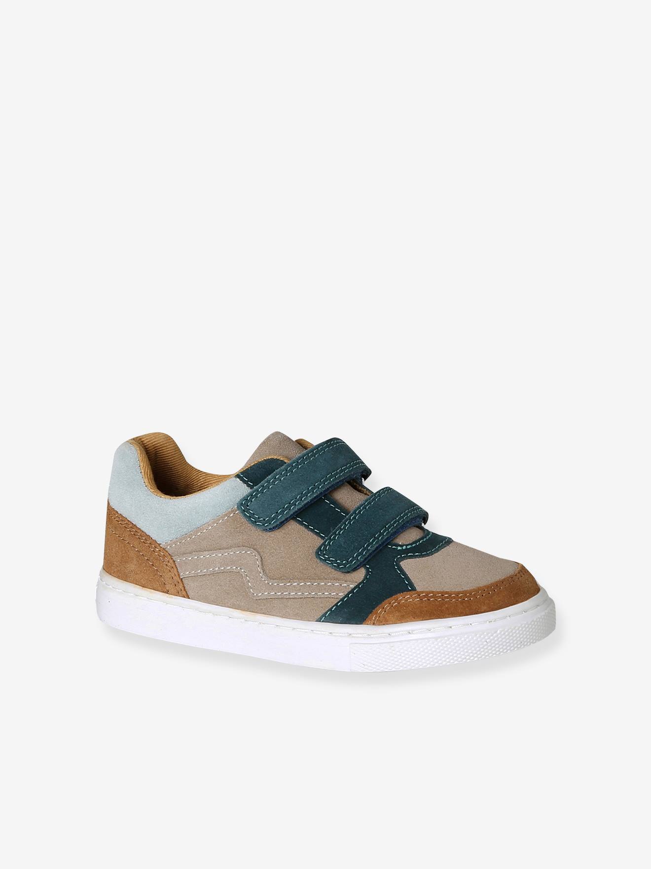 Jungen Sneakers aus Leder mit Klettverschluss