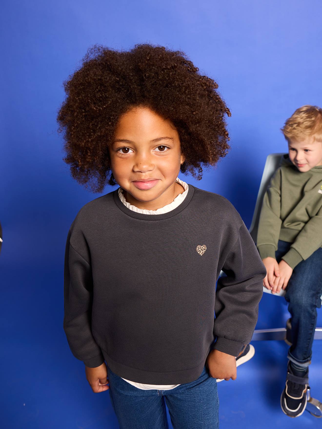 Mädchen Sweatshirt mit Print BASIC