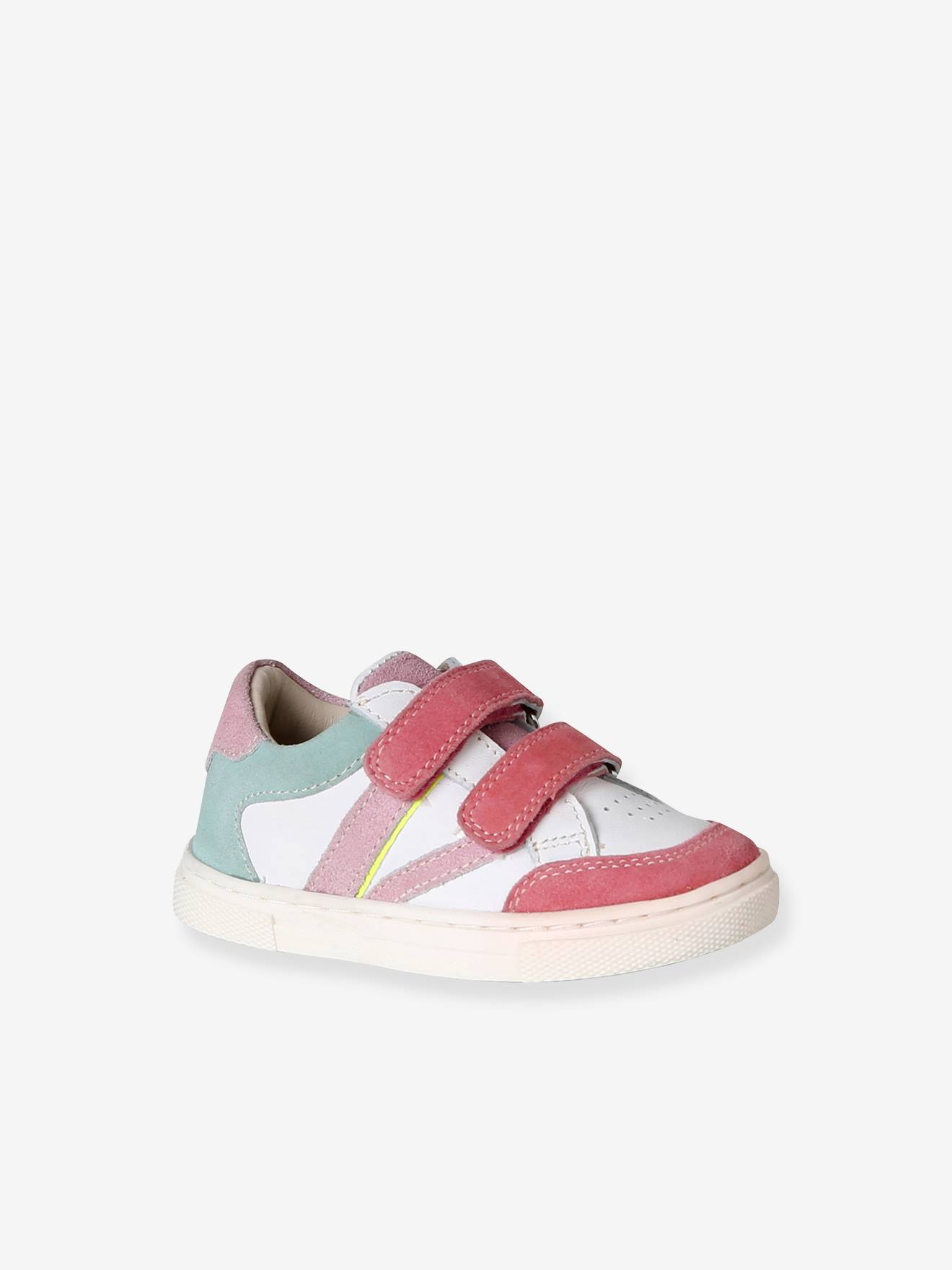 Baby Sneakers aus Leder mit Klettverschluss