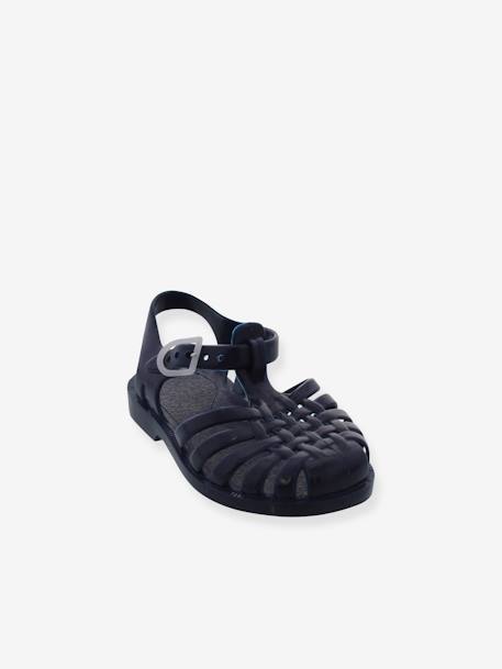 Jungen Badesandalen „Sun“ Meduse - dunkelblau+hellblau+marine+transparent - 12