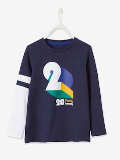 Jungenkleidung-Shirts, Poloshirts & Rollkragenpullover-Shirts-Jungen Sport-Shirt