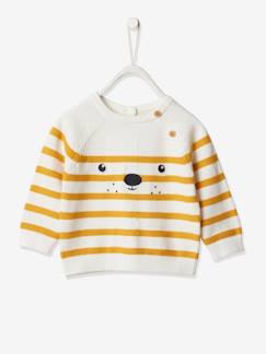 Babymode-Pullover, Strickjacken & Sweatshirts-Pullover-Jungen Pullover mit Stickerei Oeko Tex