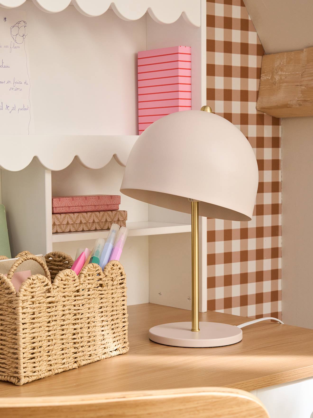 Schreibtischlampe PILZ aus Metall Kinderzimmer