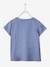 Mädchen Sport-T-Shirt mit Glanzstreifen Oeko Tex® - aubergine+blau+nachtblau+wollweiß+zartrosa - 5