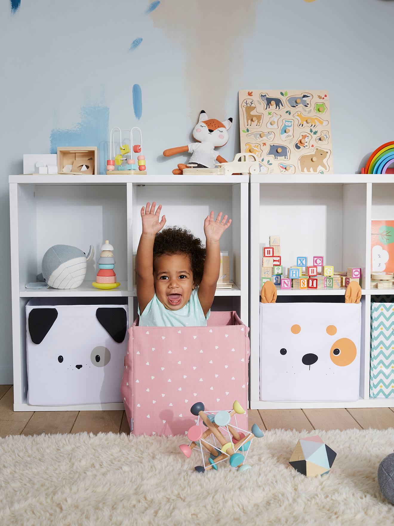 Kinderzimmer Regalelement mit 4 Fächern