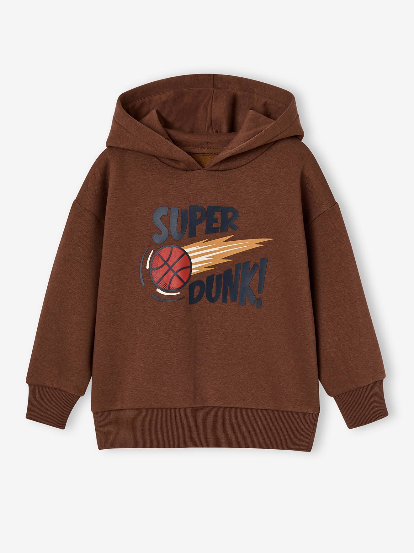 Kapuzensweatshirt BASKETBALL Jungen