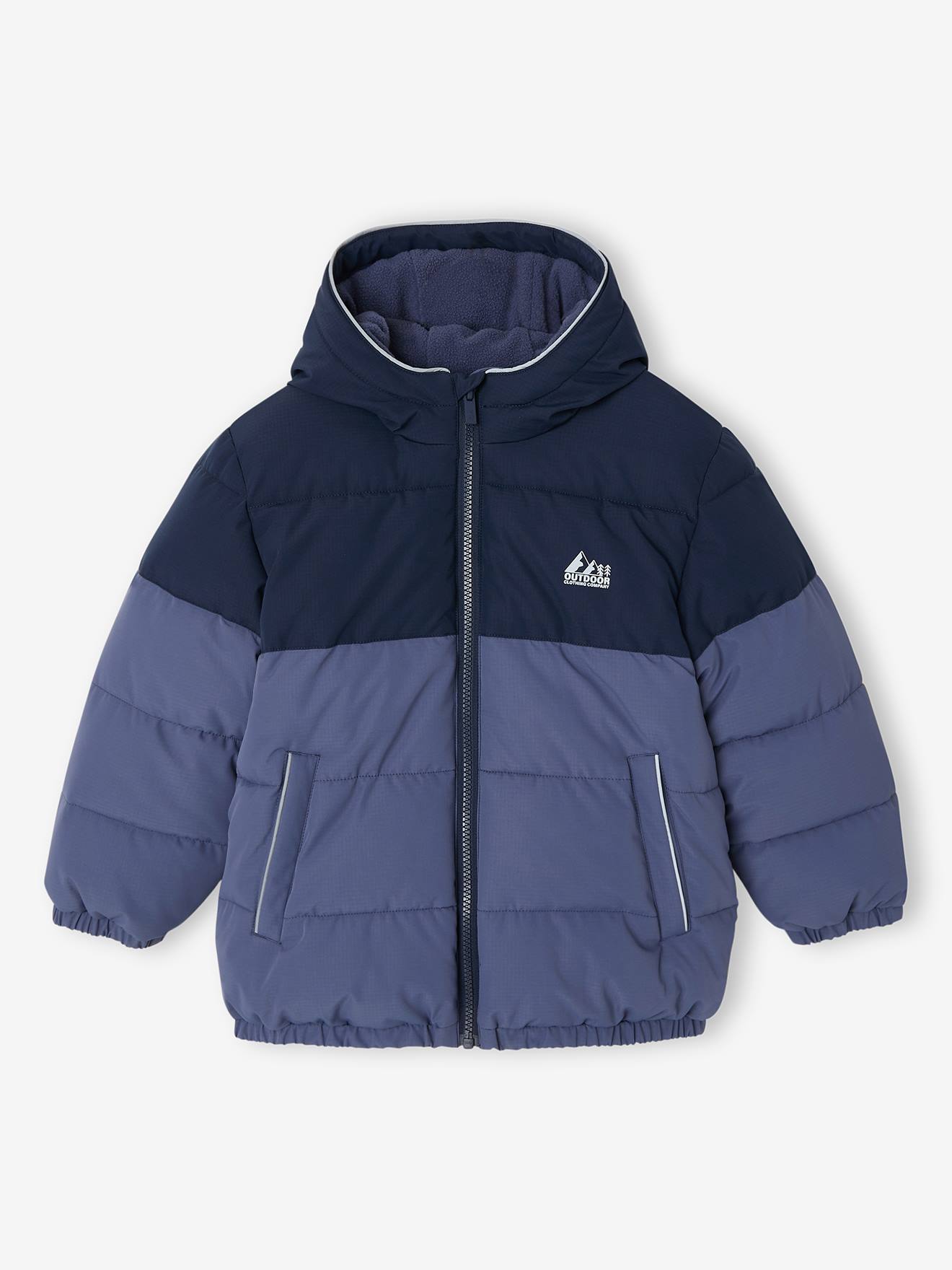 Jungen Winter-Steppjacke mit Kapuze