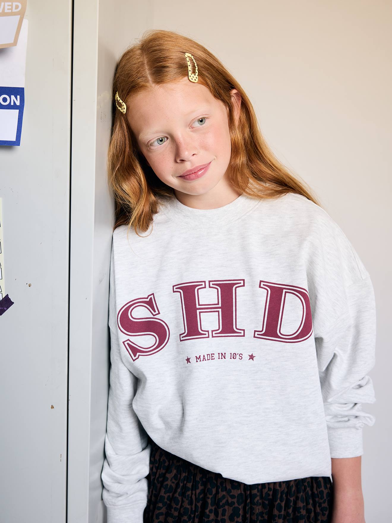 Sweatshirt SHD Sisterhood Used-Look Mädchen JONEN