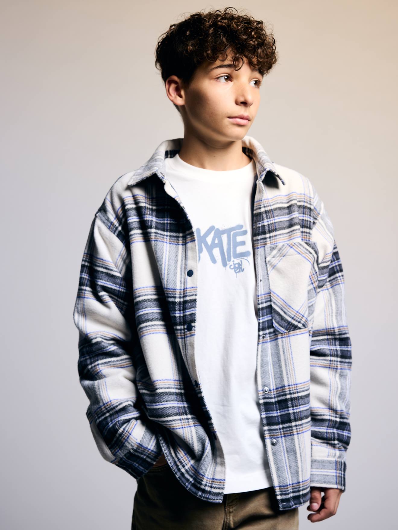 Flanellhemd Jungen JONEN mit Teddyfleece-Futter