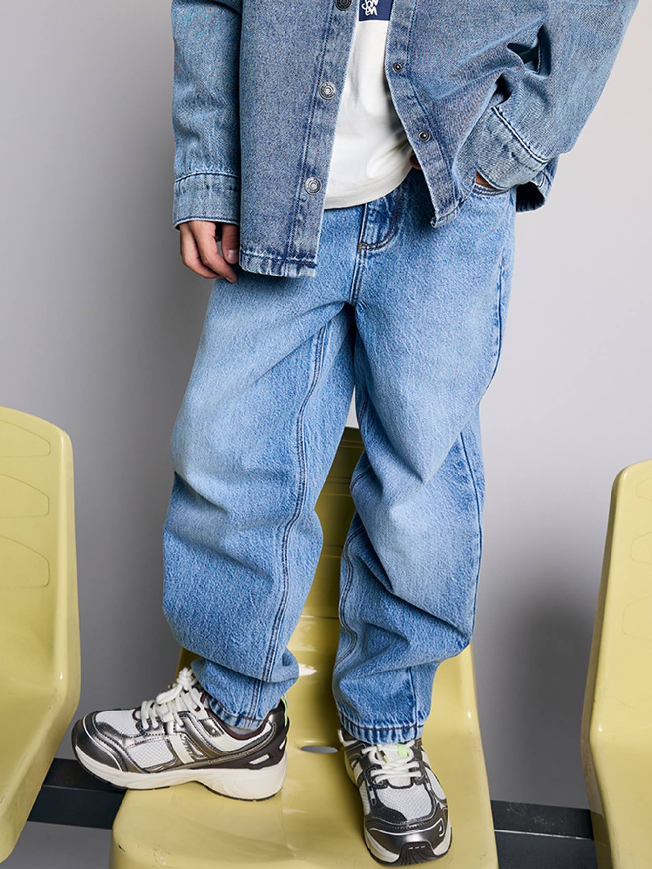 Jeans Balloon-Fit 5-Pocket-Form Jungen JONEN