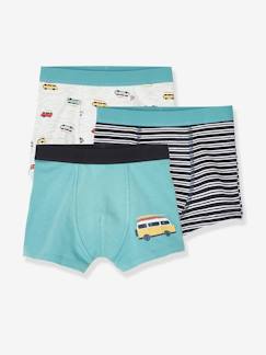 Jungenkleidung-Unterwäsche & Socken-Unterhosen & Boxershorts-3er-Pack Jungen Boxershorts, Autos Oeko-Tex®