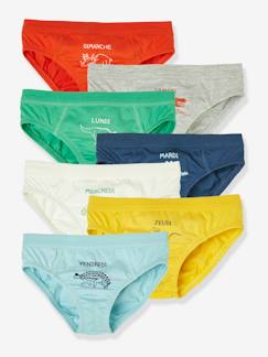 Jungenkleidung-Unterwäsche & Socken-Unterhosen & Boxershorts-7er-Pack Jungen Slips, Dinos Oeko Tex