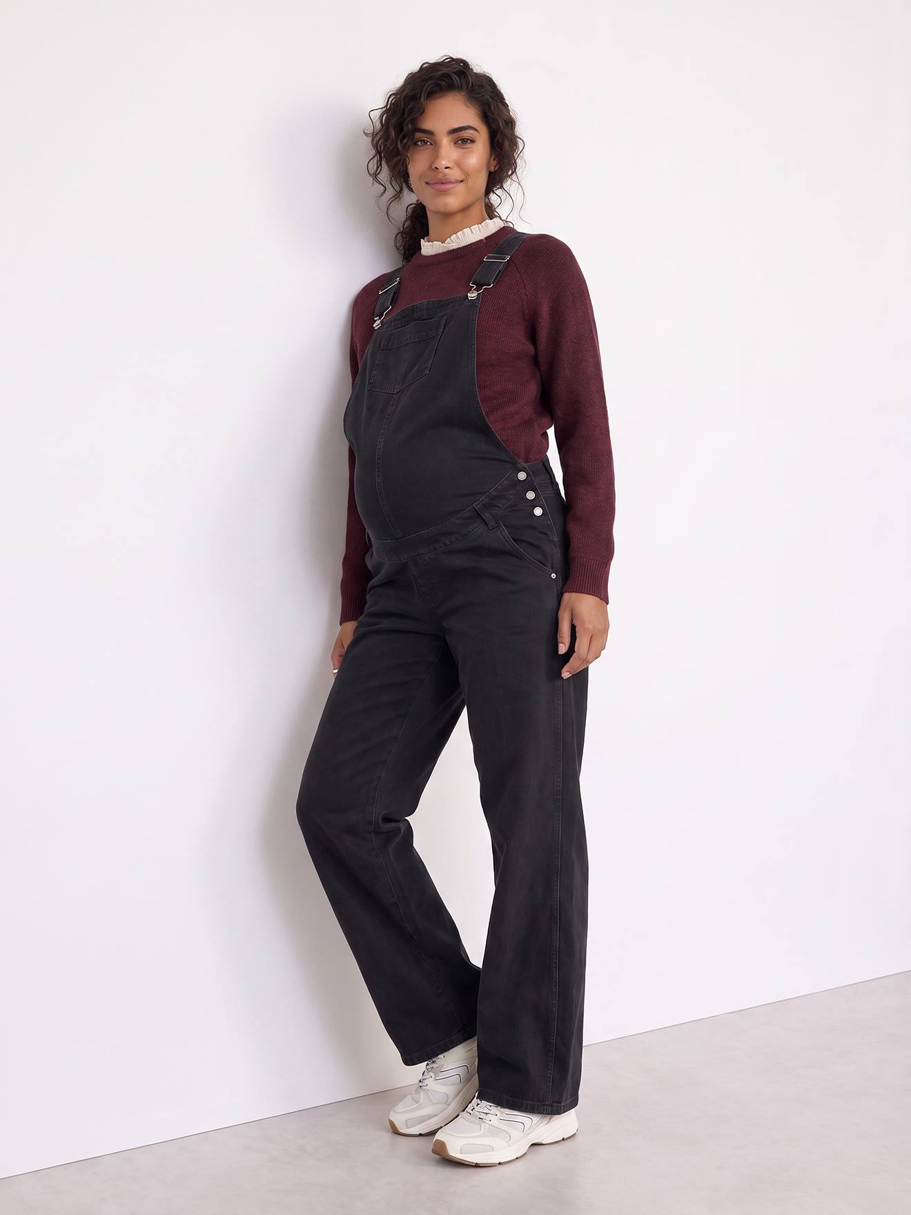 Umstands-Latzhose Wide-Leg