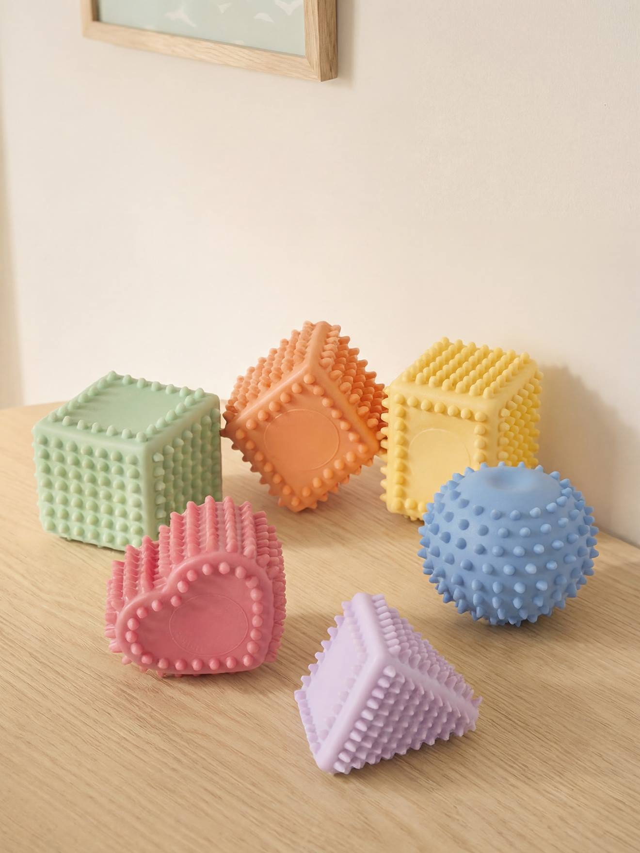 Sensorik-Spielzeug Formen Baby 6-teilig